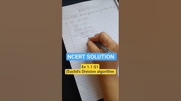 Class 10 Maths | Euclid’s Division Algorithm | Q1 Explained #boardexam #maths