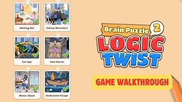 Brain Puzzle 2: Logic Twist – Page 2 -  Full Walkthrough 🧠✅
