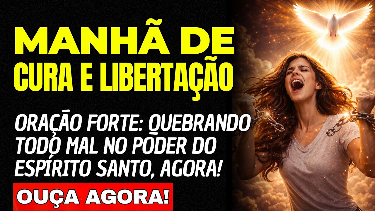 ORAÇÃO FORTE: Quebrando Todo Mal no Poder do Espírito Santo AGORA!