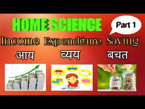 #आय व्यय और बचत# Money Expenditure or Saving #Home Science#Class 10th             #Chapter 2#Part 1#