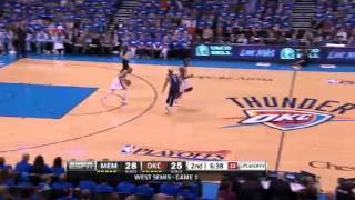 NBA Playoffs Conference 2013: Memphis Grizzlies Vs Oklahoma City Thunder Highlights May 5, Game 1