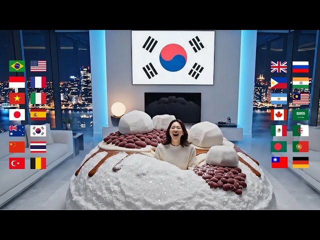 Jumping into Giant Country Dessert Cushions! 🍰 Satisfying ASMR Journey