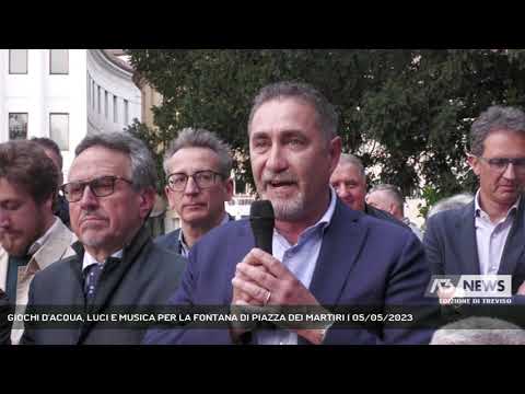 GIOCHI D'ACQUA, LUCI E MUSICA PER LA FONTANA DI PIAZZA DEI MARTIRI | 05/05/2023