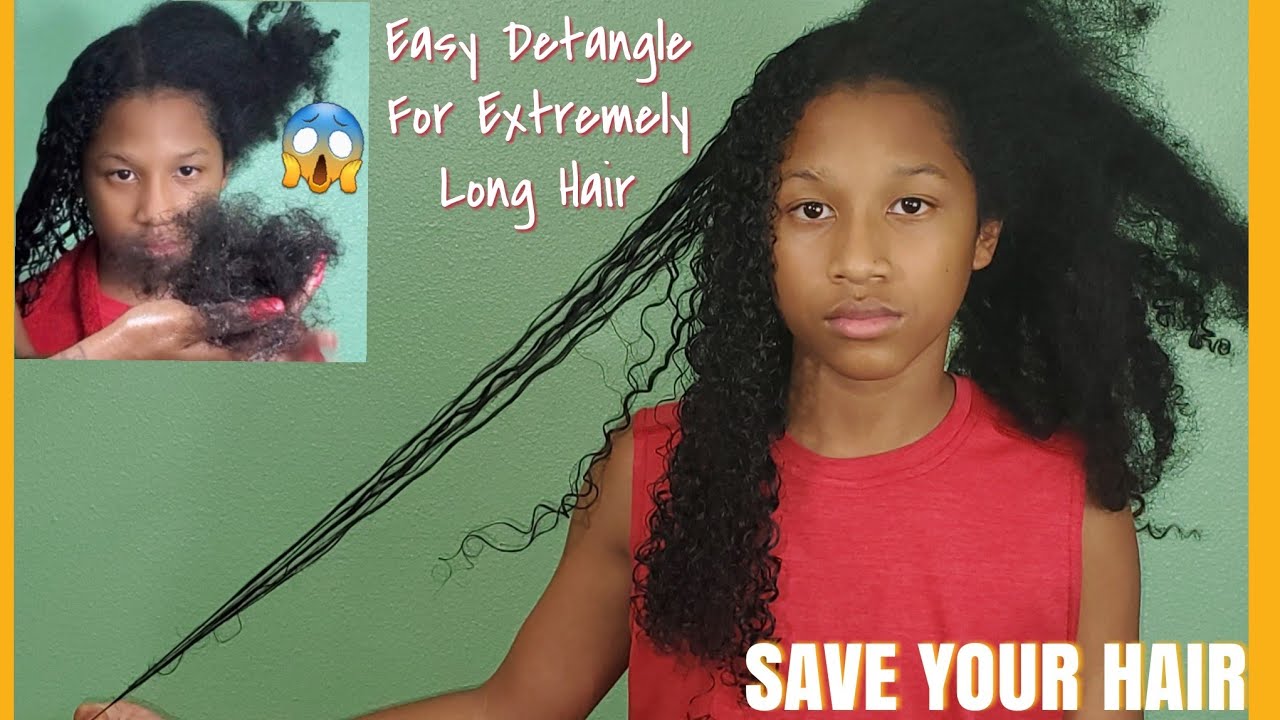 Hair Maintenance for Extremely Long Healthy Hair | Detangle With No Breakage | Long Hair Boy
