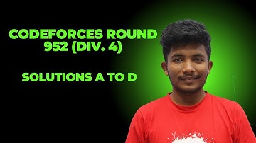 Codeforces Round 952 (Div. 4) || Solutions in Bangla || A to D || Khairul Bashar Naeeim