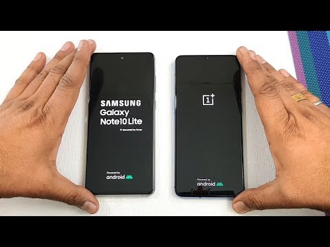 Samsung Galaxy Note 10 Lite vs OnePlus 7T SpeedTest & Camera Comparison