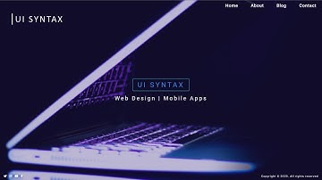 How to create a full screen website using html and css.