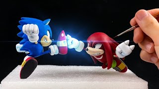 Create Sonic VS Knuckles (Classic.ver) with Clay / Sonic Origins Plus [kiArt]