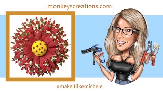 #makeitlikeMichele | WREATH KIT | How to Make a Ribbon Flower | #howto