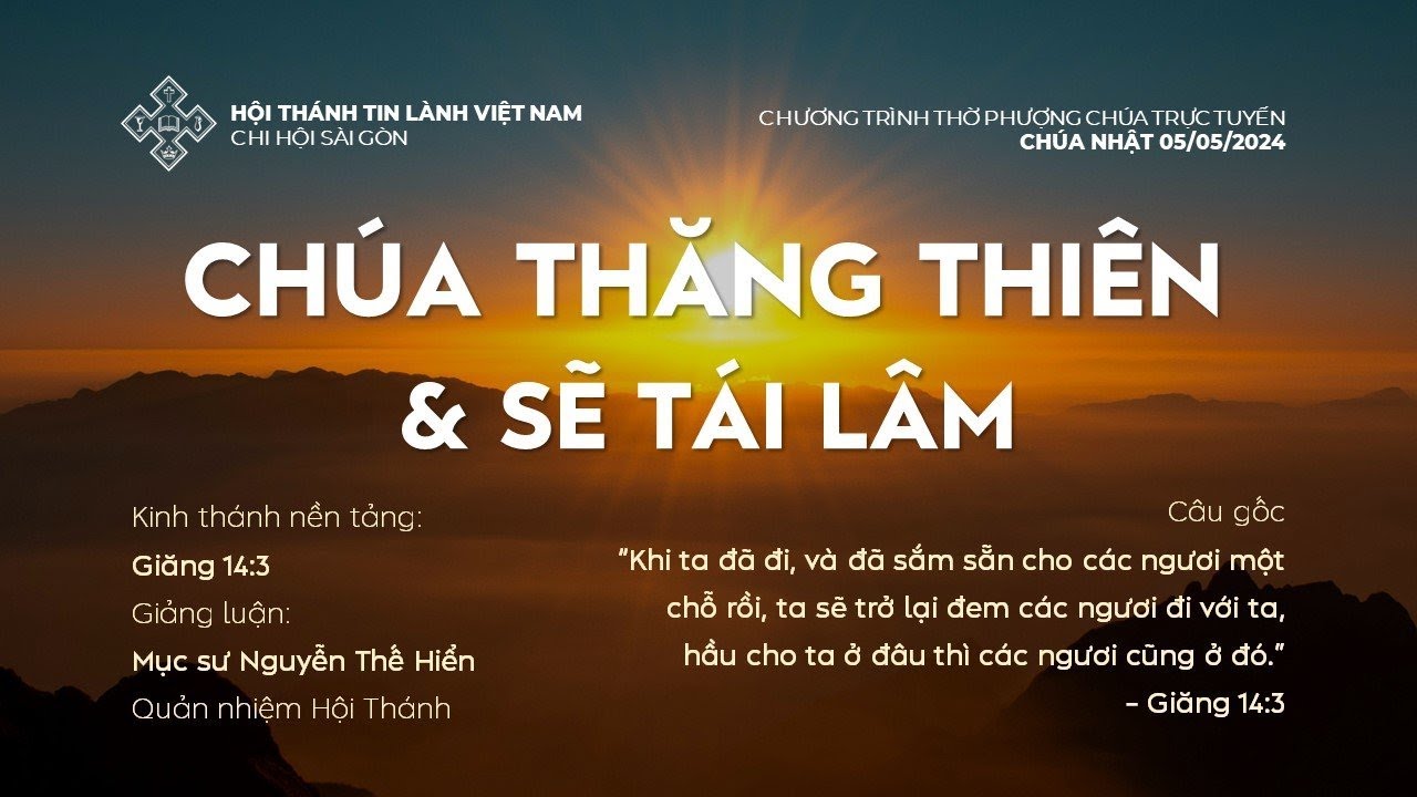 CHƯƠNG TRÌNH THỜ PHƯỢNG CHÚA | 