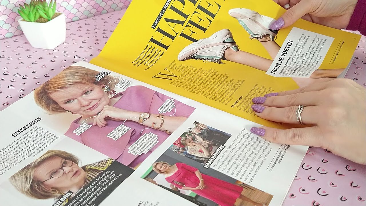 ASMR Leafing Through Magazines • No Talking - YouTube