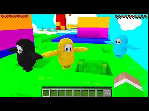 Fall guys mod in Minecraft!!! - YouTube