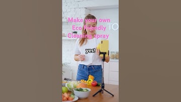 DIY Eco-Friendly Cleaning Spray 🧼🍋 | Ditch Toxic Chemicals #shorts #youtubeshorts