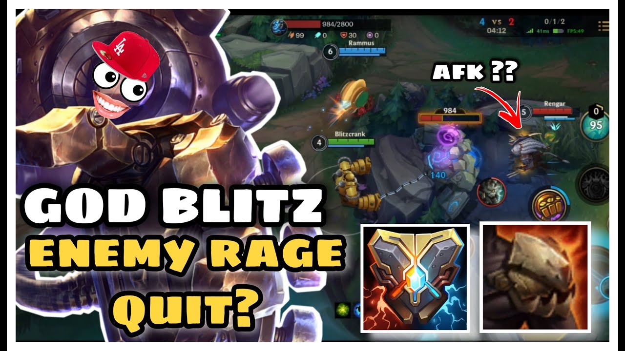 BLITZCRANK WILD RIFT BUILD ANNOYING BUILD TANK GUIDE WILDRIFT LOL