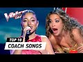 Coaches in SHOCK when hearing their OWN SONGS on The Voice