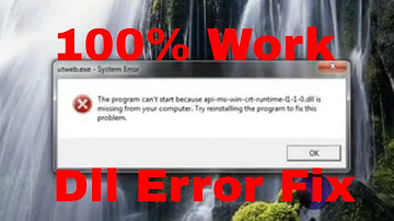 How to fix api ms win crt runtime1 1 0 dll is missing from your computer