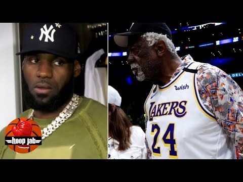 LeBron James On Bill Russell Wearing Kobe Bryant's Jersey. HoopJab NBA