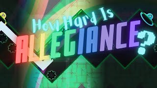 Rating Allegiance Based On Difficulty And More! - Geometry Dash