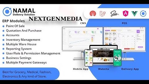 NextGenMedia Namal Delivery solution with POS for Single & Multiple Location Business Brand