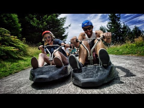 High Speed Luge in 4k! | DEVINSUPERTRAMP