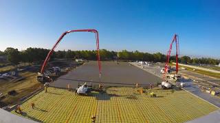 Full Huge Concrete Pour at Jelly Belly HD