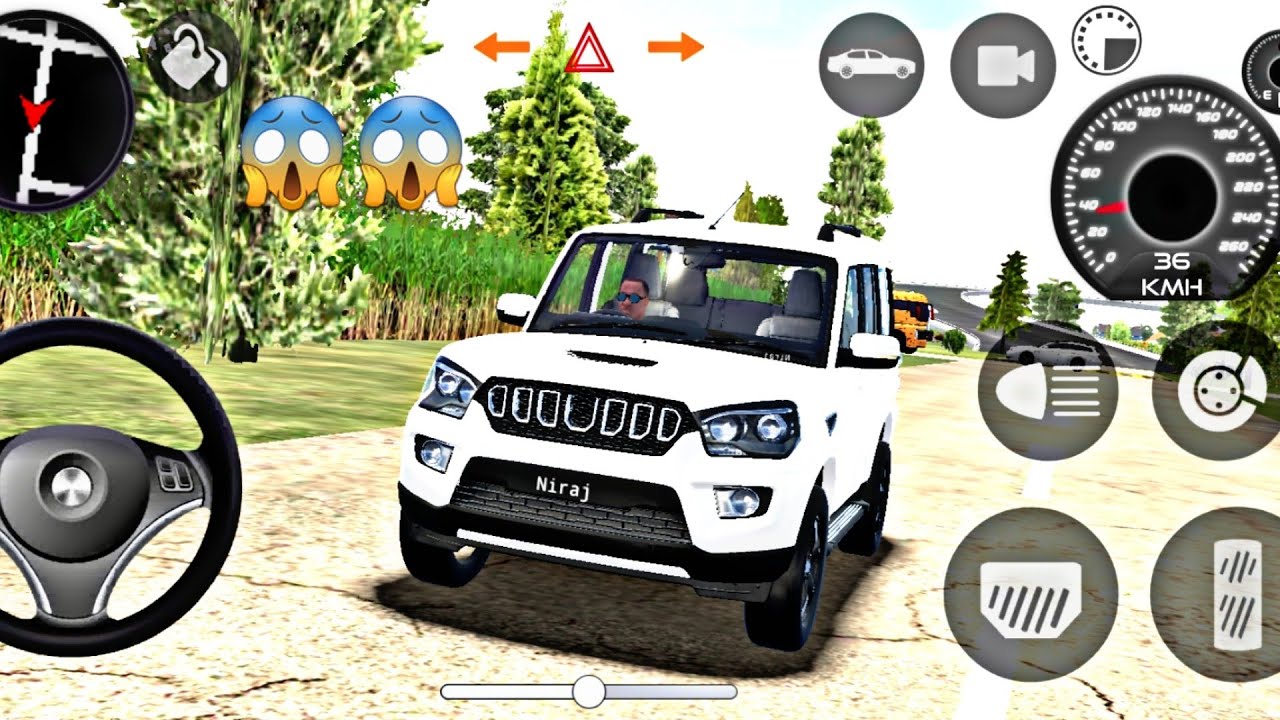 Indian Mahindra Scorpio car driving game play video/car vala game