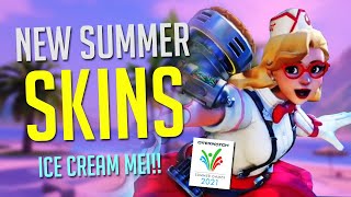 OVERWATCH TALK NEW SUMMER GAMES 2021 SKIN LEAKS NEW ICE CREAM MEI