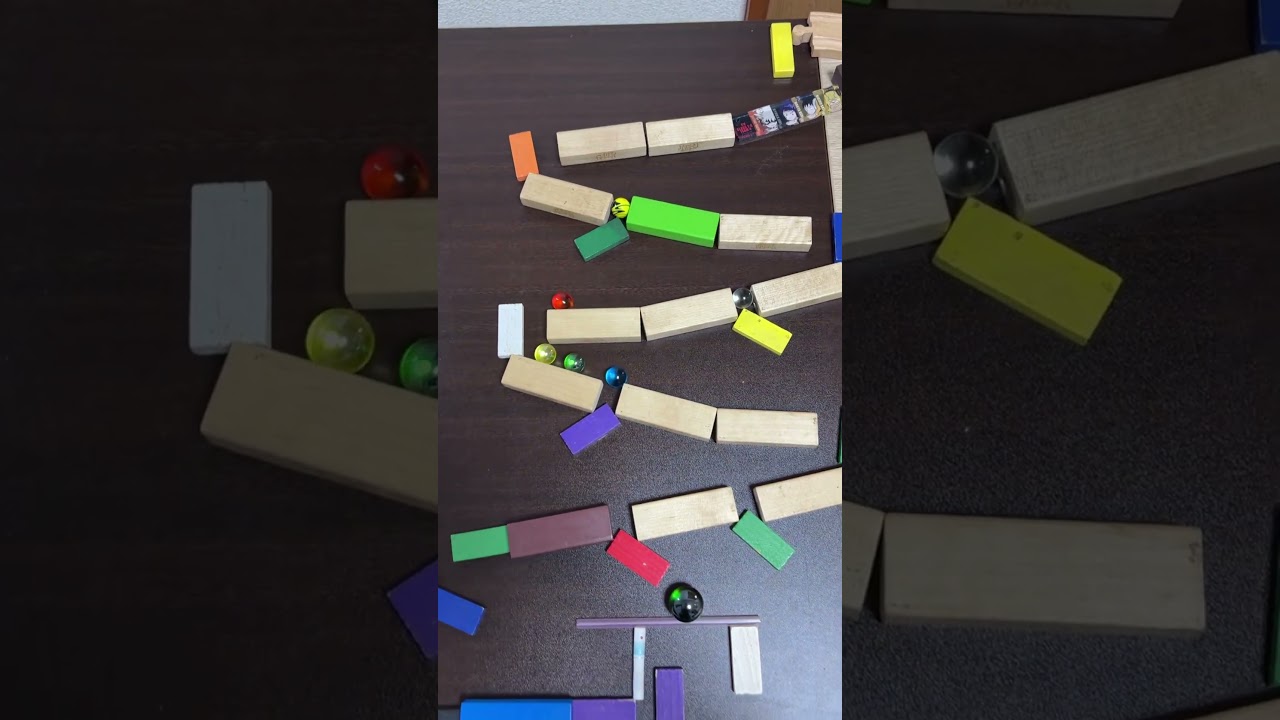 【本日のピタゴラスイッチ】#shorts #marblesrace #asmr #marblerun #ピタゴラスイッチ #satisfying #automobile #fingerboard