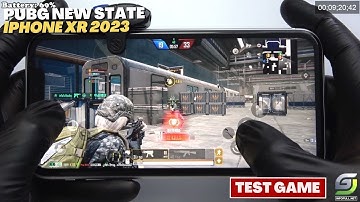 iPhone XR test game PUBG New State