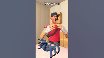 Spy and Scout finds a Spider 🕷️ / TF2 animation #memes #animation
