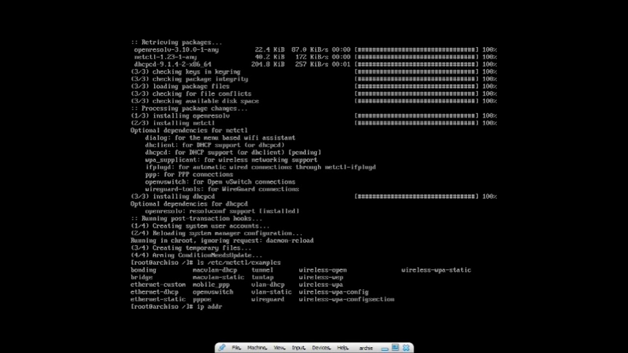 install arch linux on virtualbox install arch linux on virtualbox