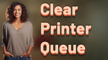 How do I clear a stuck printer queue on Windows 10?