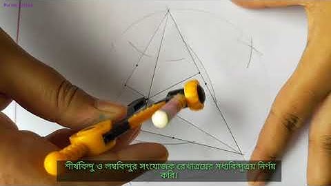 নববিন্দুবৃত্ত অংকন || Nine Point Circle.
