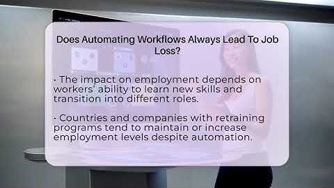 Does Automating Workflows Always Lead To Job Loss? - Emerging Tech Insider