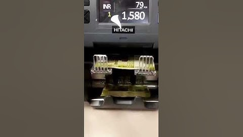 bundle note counting machines sorters non stop Hitachi sva technologies | Available on IndiaMART