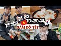 Được ông anh Hàn Quốc dắt đi ăn Tokbokki | Đi sắm đồ ăn Tết tại Hàn