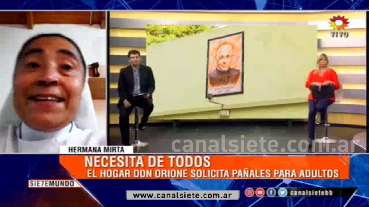 Necesita de todos. El Hogar Don Orione solicita pañales para adultos
