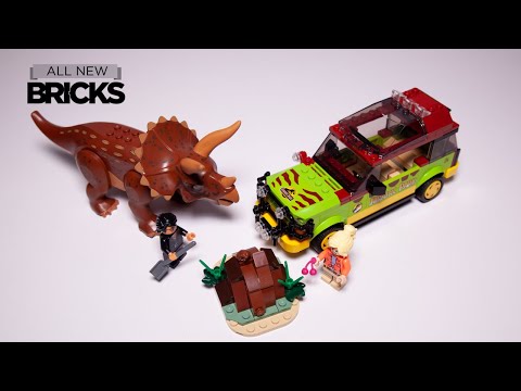 Lego Jurassic World 76959 Triceratops Research Speed Build