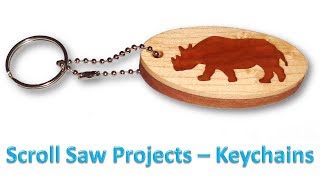 Scroll Saw Projects - Keychains