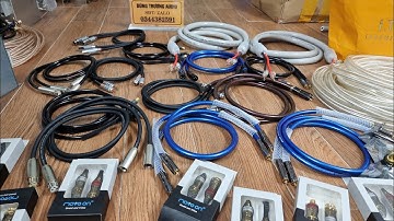 dây loa bạc pháp lõi to 6mm ,dây av hi end cực đẹp , dây canon đực cái , dây loa hi end to khủng đẹp