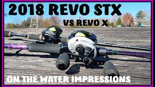 2018 ABU GARCIA REVO STX: ON THE WATER VS THE REVO X!!!