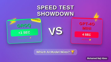 GPT-4o Mini vs GROQ: The Speed Test That Will SHOCK You!