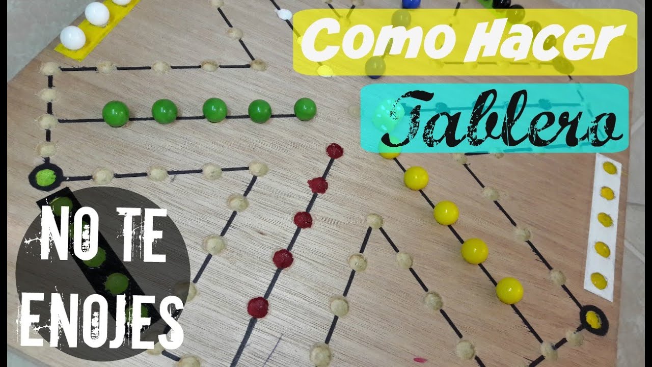 DIY / Como hacer Tablero del Juego "NO TE ENOJES" / VIROLITA GARCIA