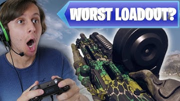 Playing warzone with the WORST LOADOUT until I win