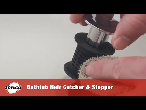 DANCO 2-in-1 Bathtub Hair Catcher Strainer and Stopper