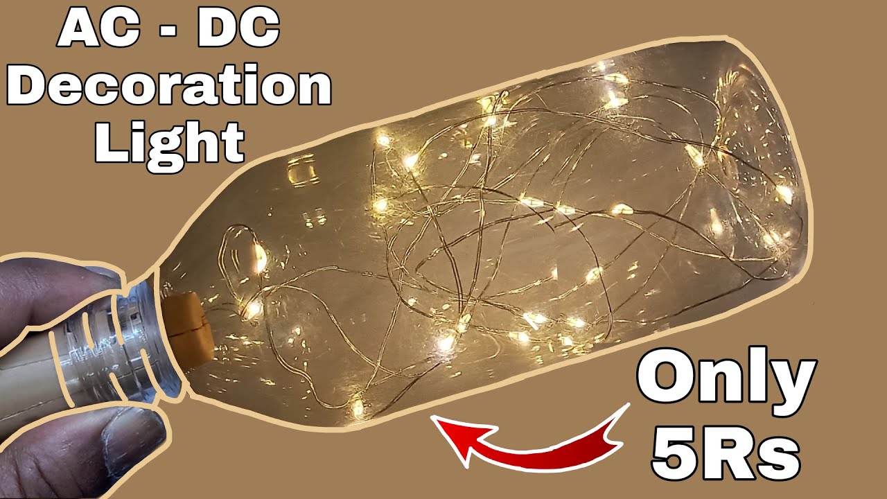 Unique AC - DC Operated Decoration Light For Home & Festivals - YouTube