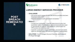 Redington & CyberArk Webinar - Privileged Access Management 101 - 6 July 2020