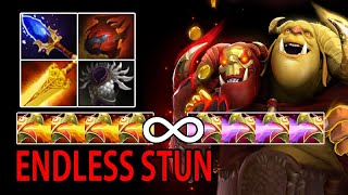 ENDLESS STUN 2X Fireblast OGRE MID Aghanim's Scepter   Radiance Build Crazy Multicast 7.35d Dota 2