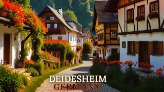 Deidesheim,Germany!A walk through a medieval German village.4K video