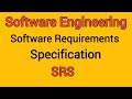 Lec-10 Software Requirements Specification ( SRS ) Explained in Hindi 